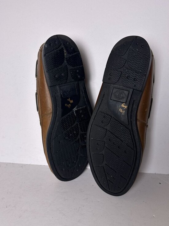 Dockers Tassel Loafers Shoes Men 11M Leather Brown Preppy Western Retro Slips main image 5